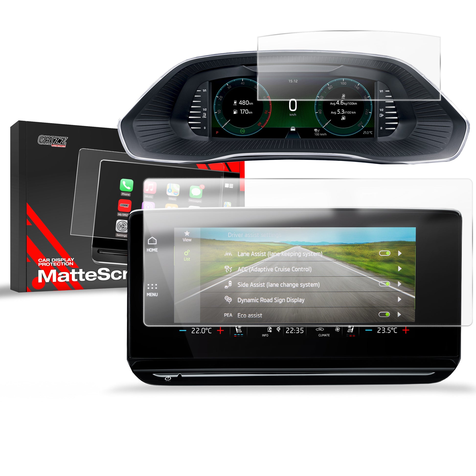 Anti-fingerprint screen protector for car touchscreen – scratch-resistant and easy to apply