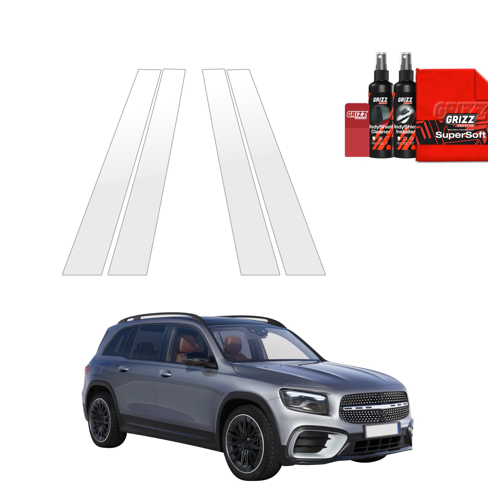 Protective film for exterior car parts – shields against scratches, chips, and scuffs