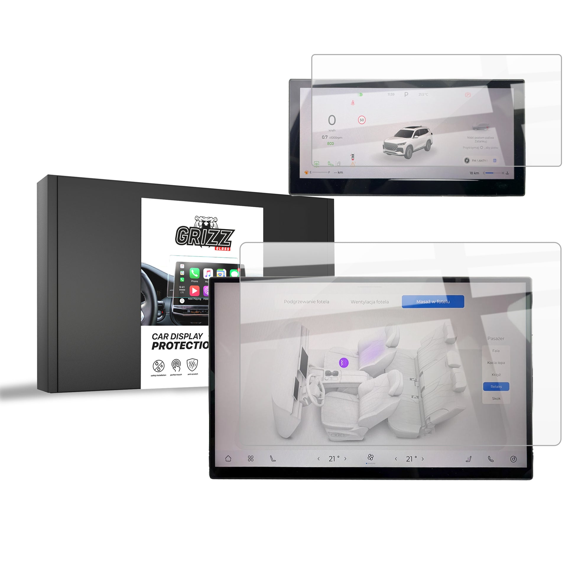 Protective film for car touchscreen display – anti-scratch and transparent