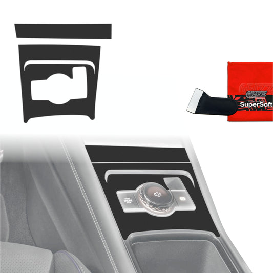 Scratch-resistant film for automotive interior elements