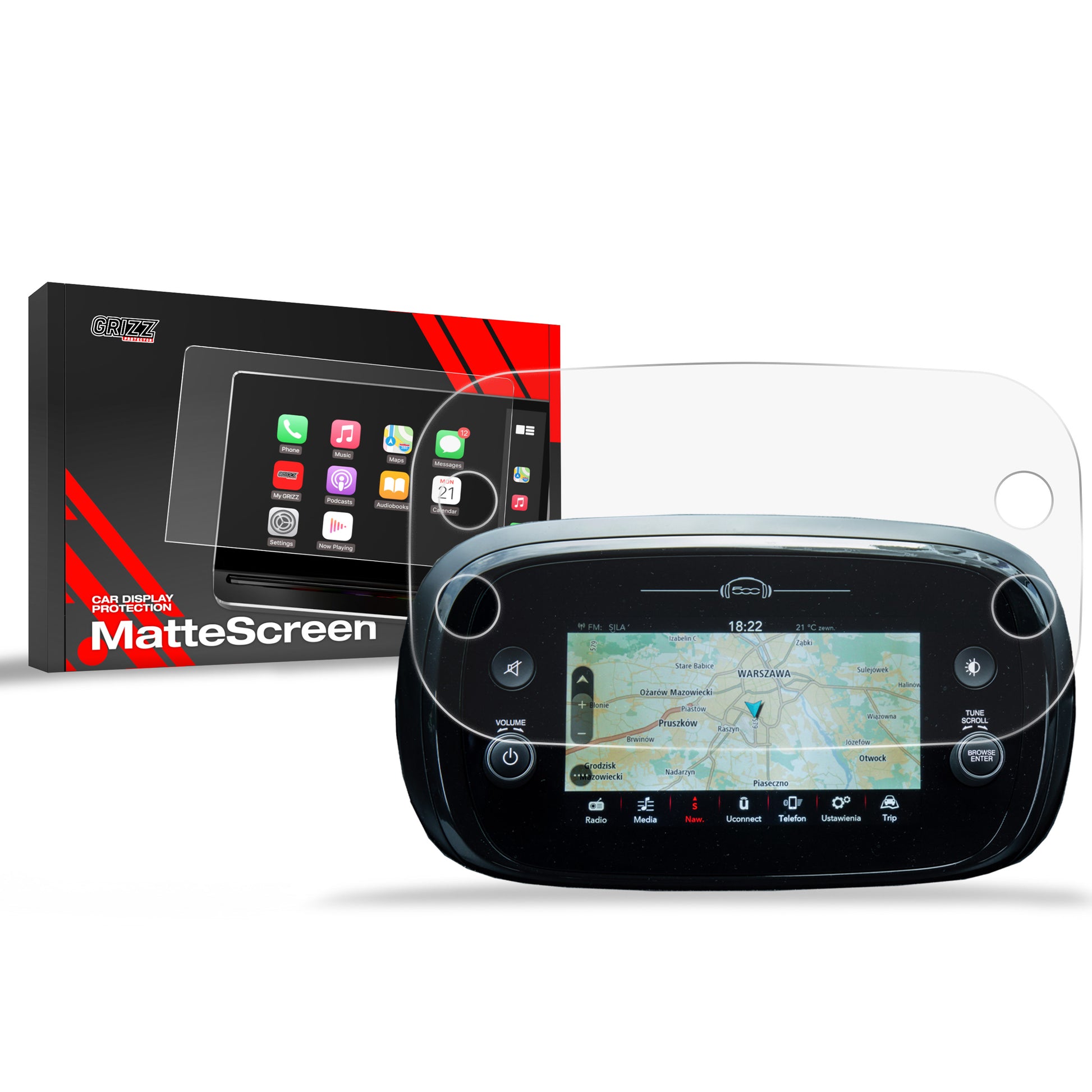 Anti-fingerprint screen protector for car touchscreen