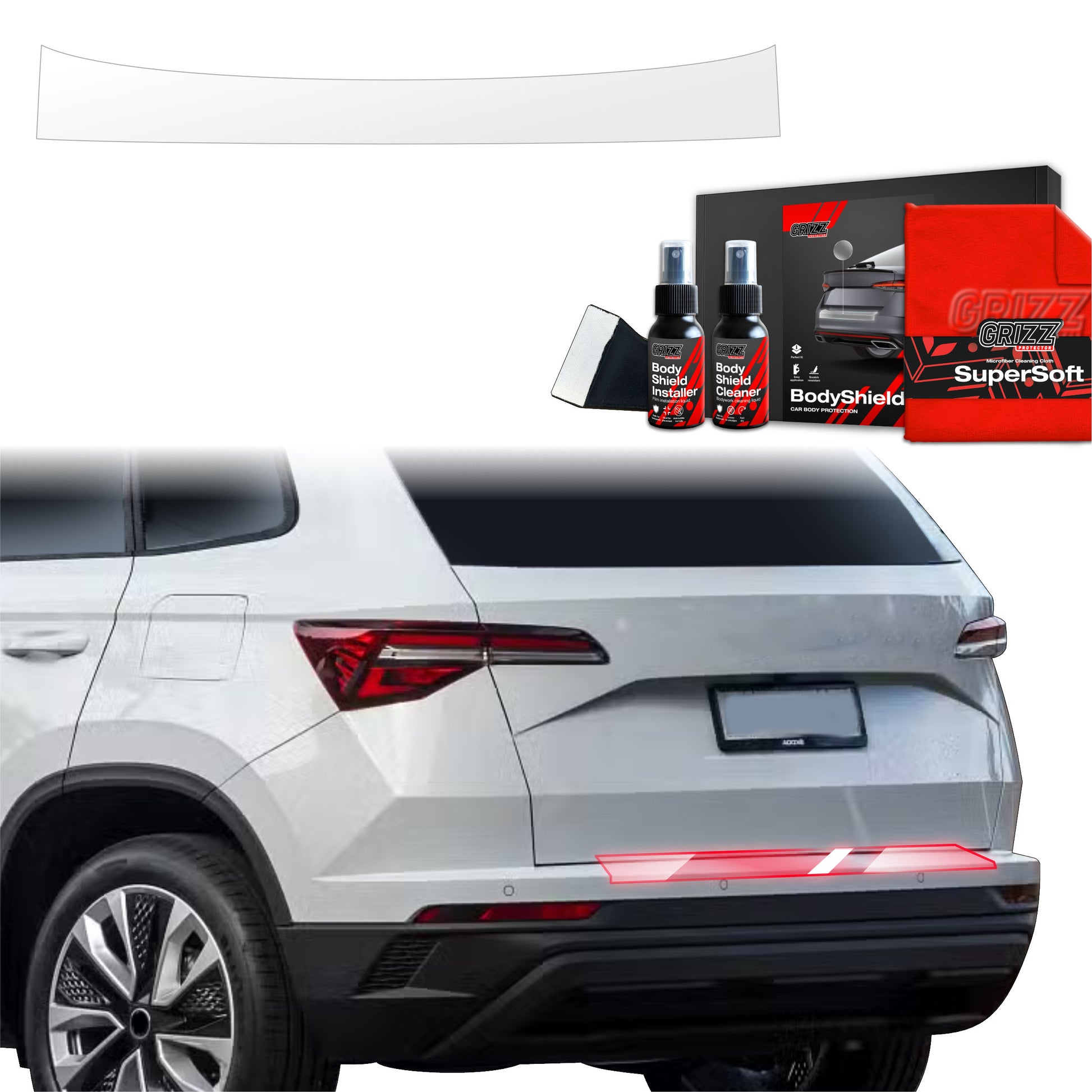 Protective film for exterior car parts – shields against scratches, chips, and scuffs