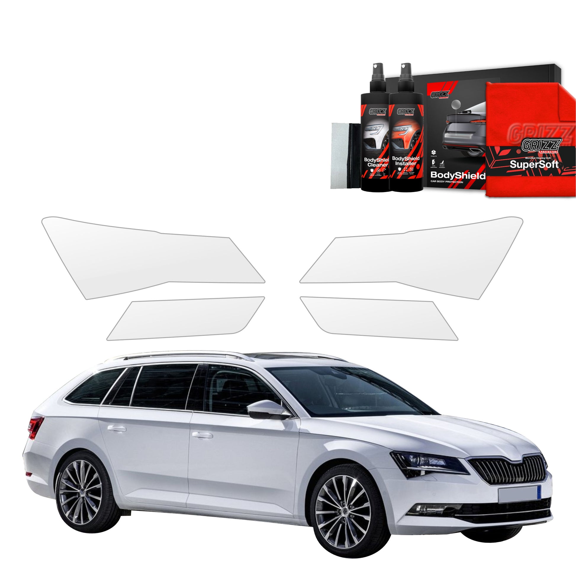 Protective film for exterior car parts – shields against scratches, chips, and scuffs