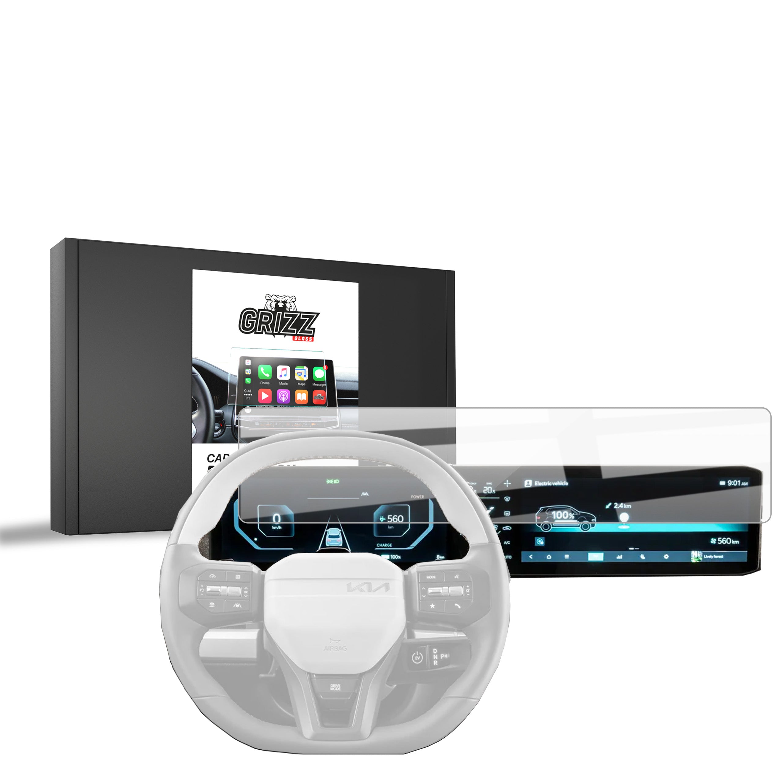 Display Protective Film for Kia EV3 GT Line 24