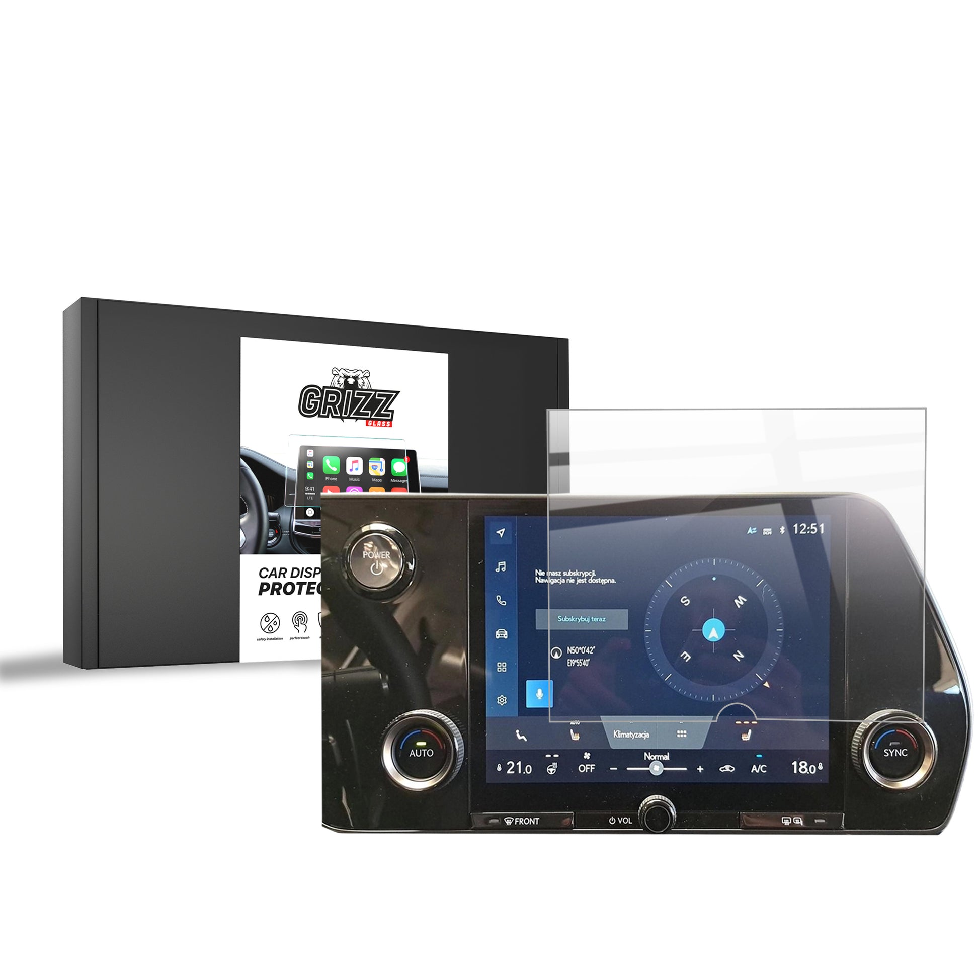 Protective film for car touchscreen display – anti-scratch and transparent