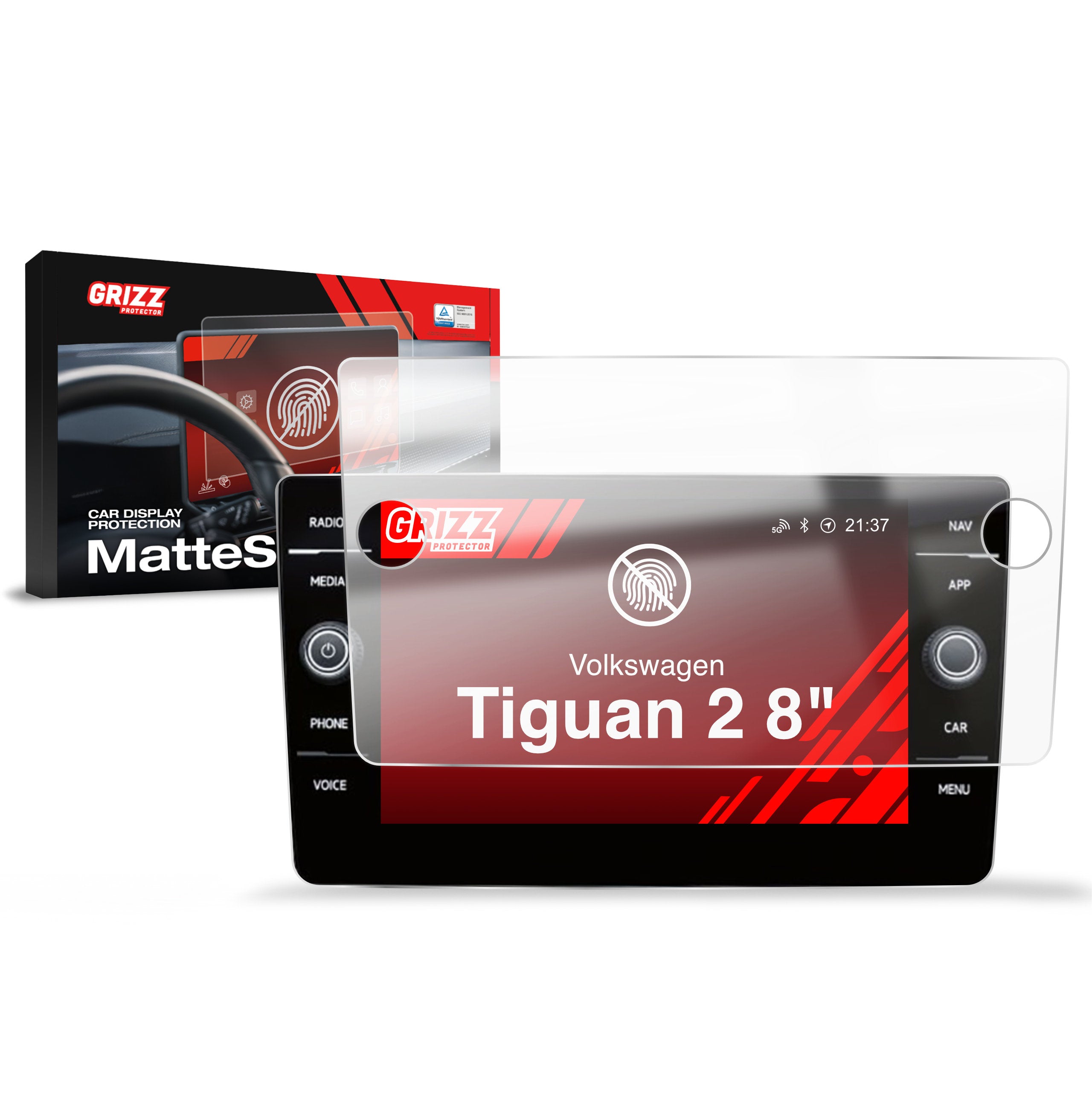 Displayschutzfolies voor Volkswagen - Mat & Helder