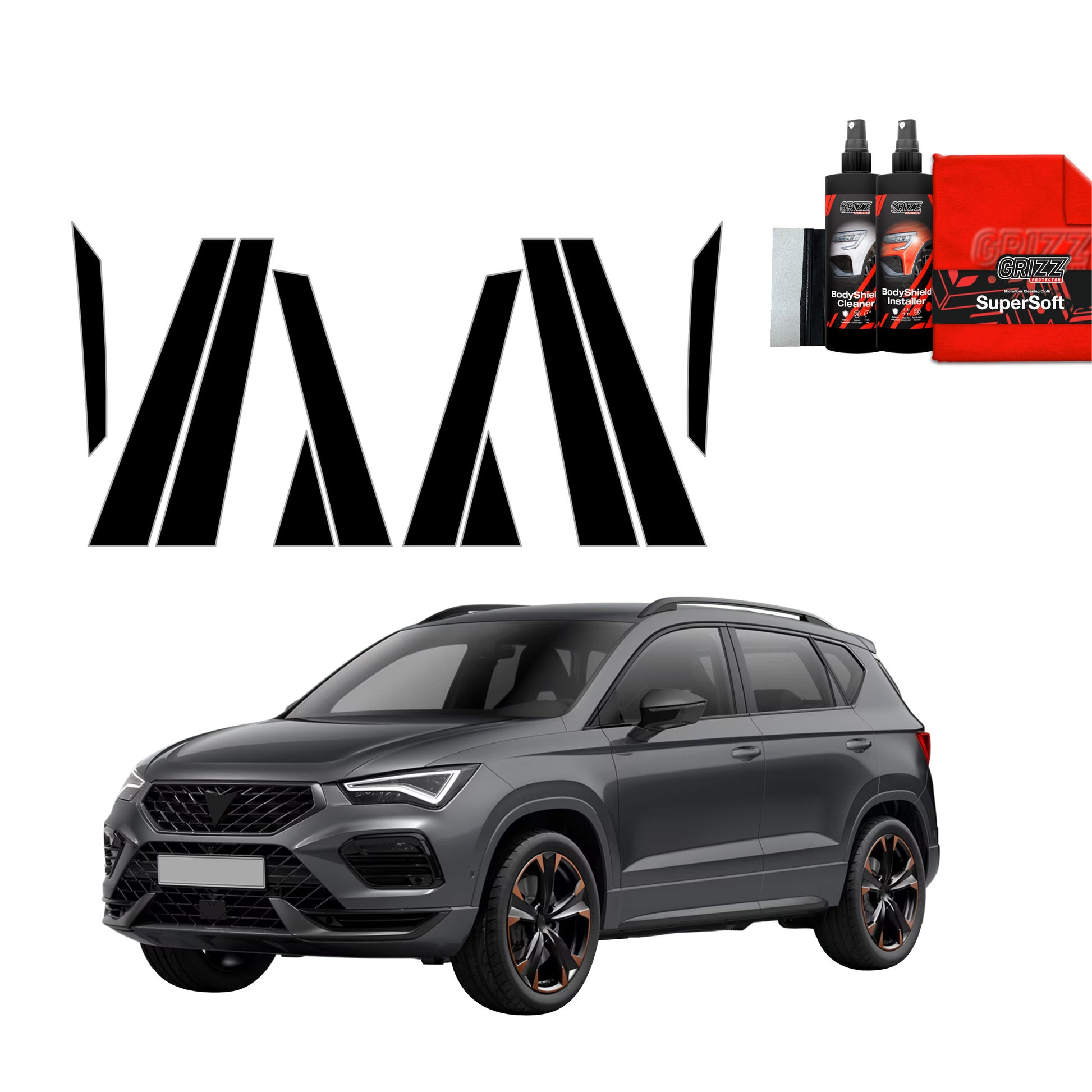 Protective film for exterior car parts – shields against scratches, chips, and scuffs