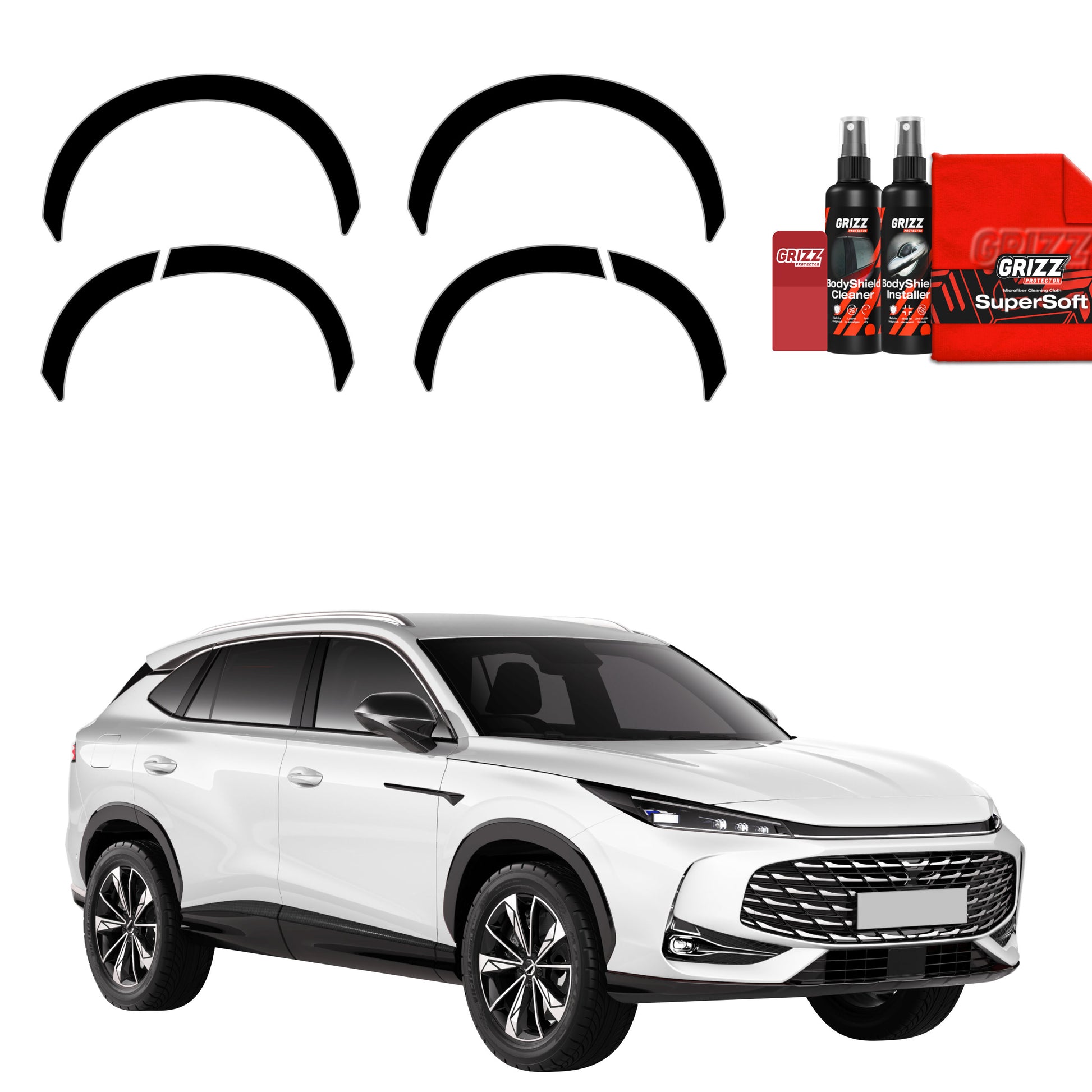 Protective film for exterior car parts – shields against scratches, chips, and scuffs