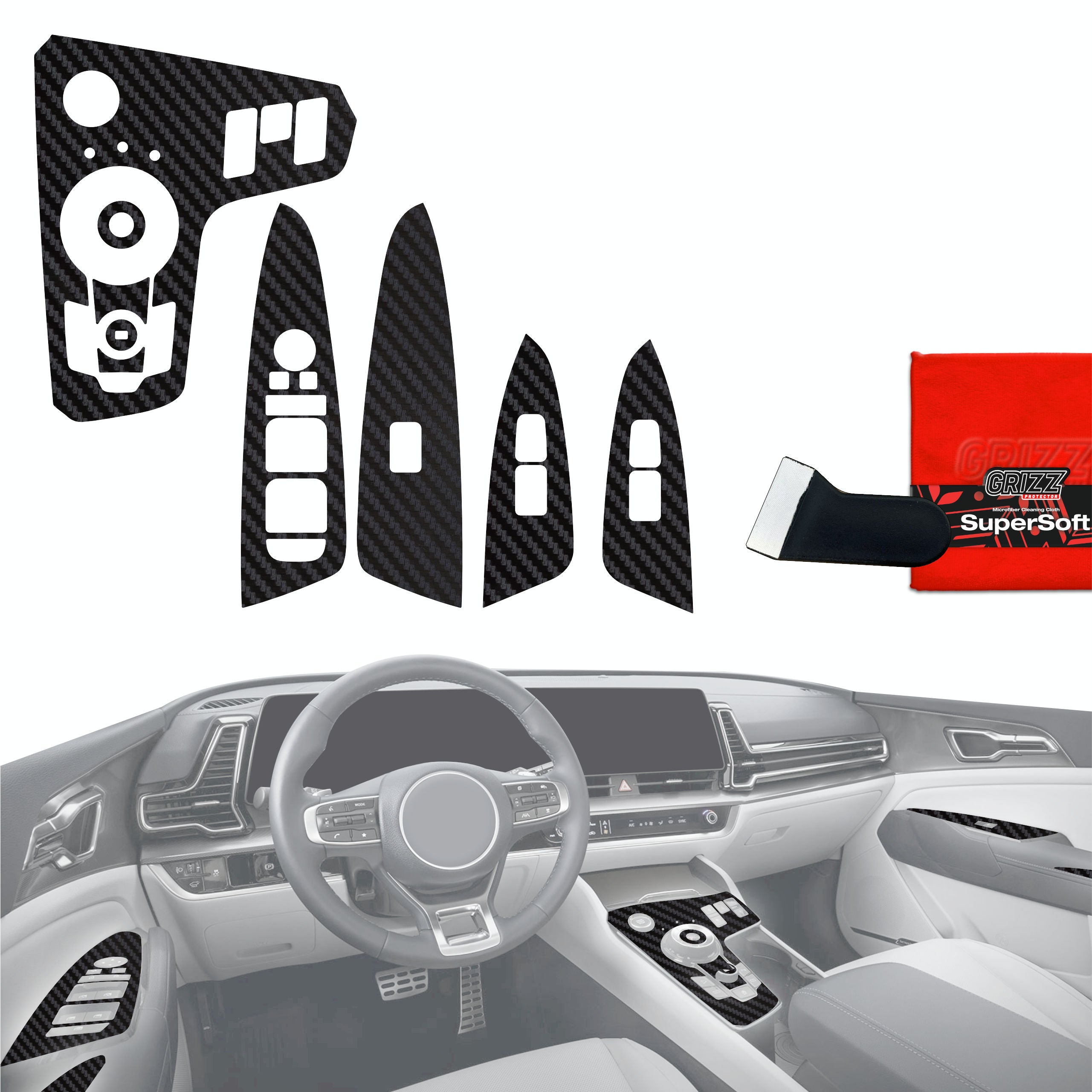 Piano Skin Films for Kia - Matte & Clear