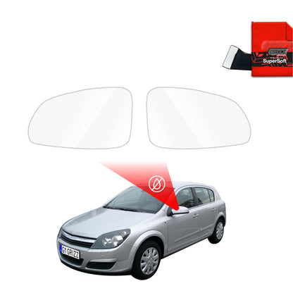 Rain protection film for exterior mirrors
