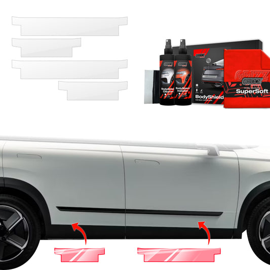 Protective film for exterior car parts – shields against scratches, chips, and scuffs