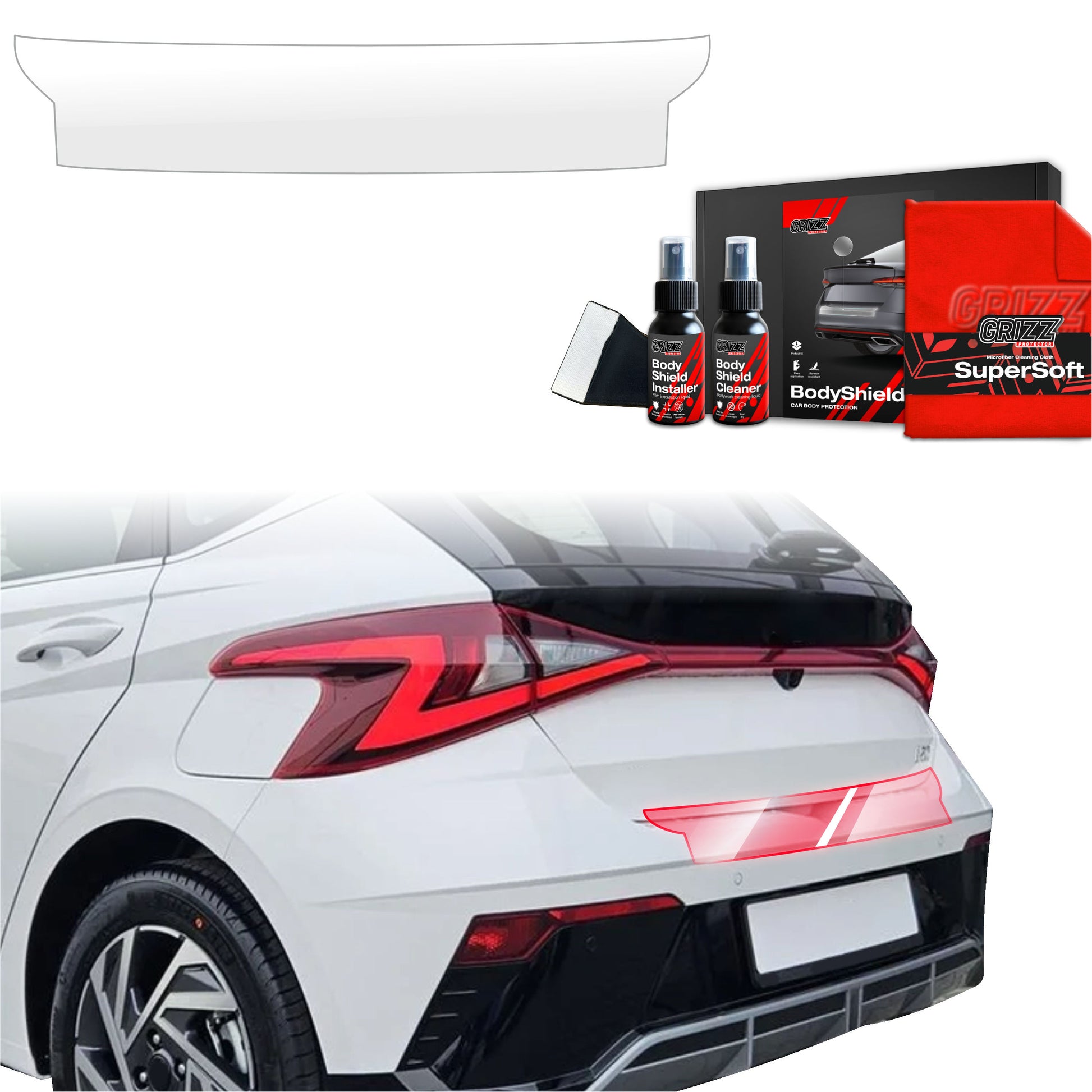 Protective film for exterior car parts – shields against scratches, chips, and scuffs