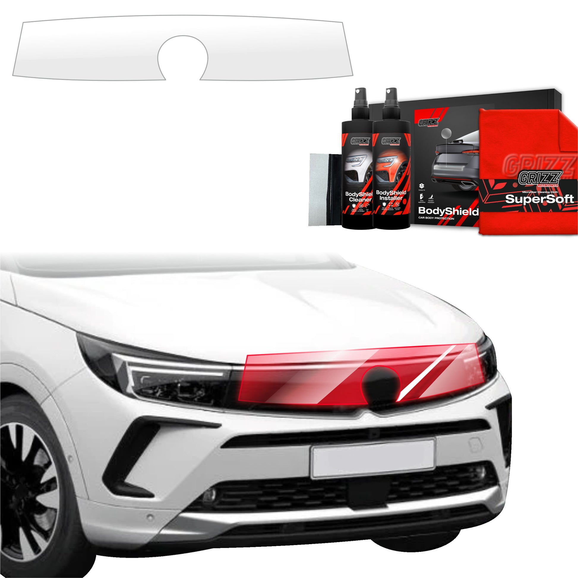 Protective film for exterior car parts – shields against scratches, chips, and scuffs