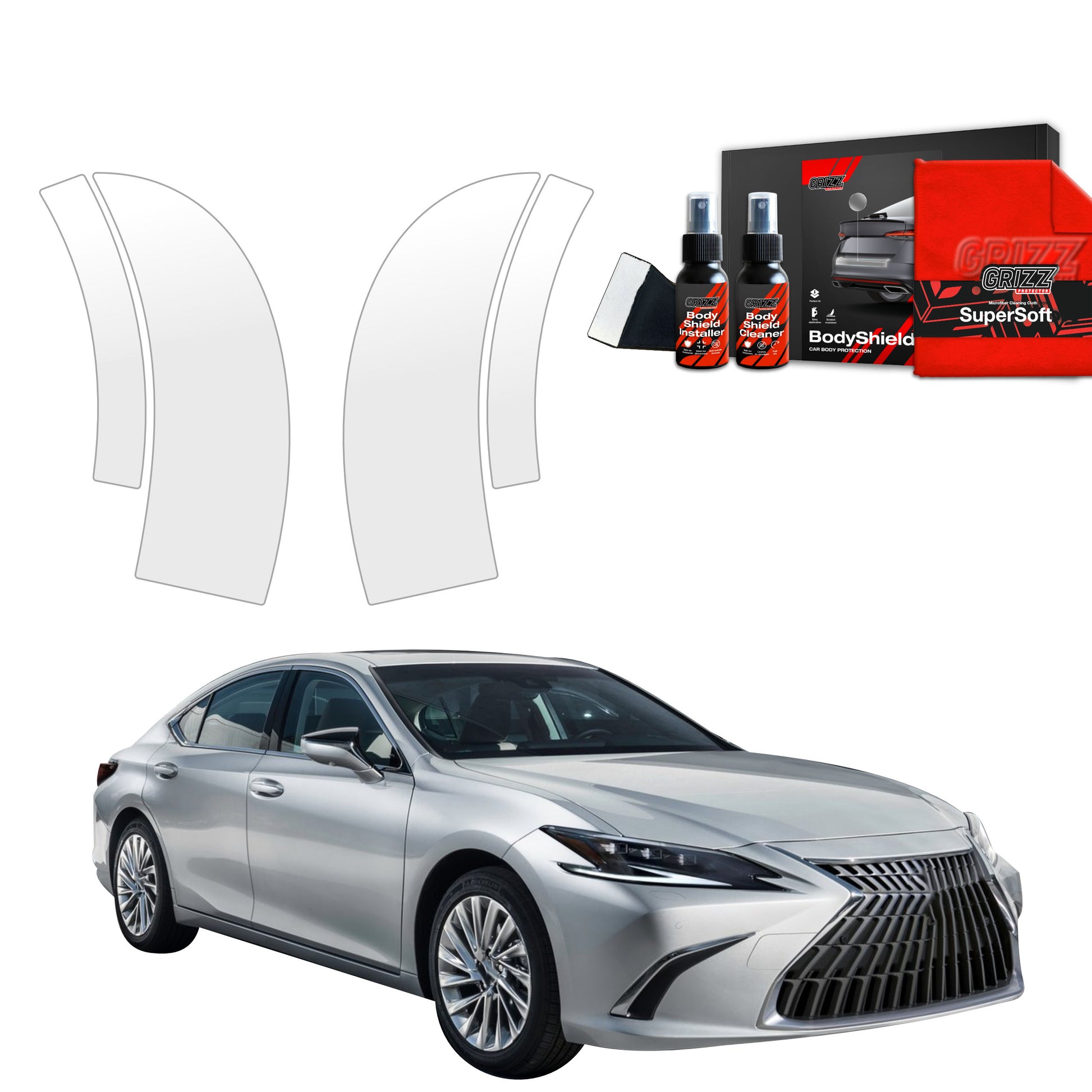 Protective film for exterior car parts – shields against scratches, chips, and scuffs