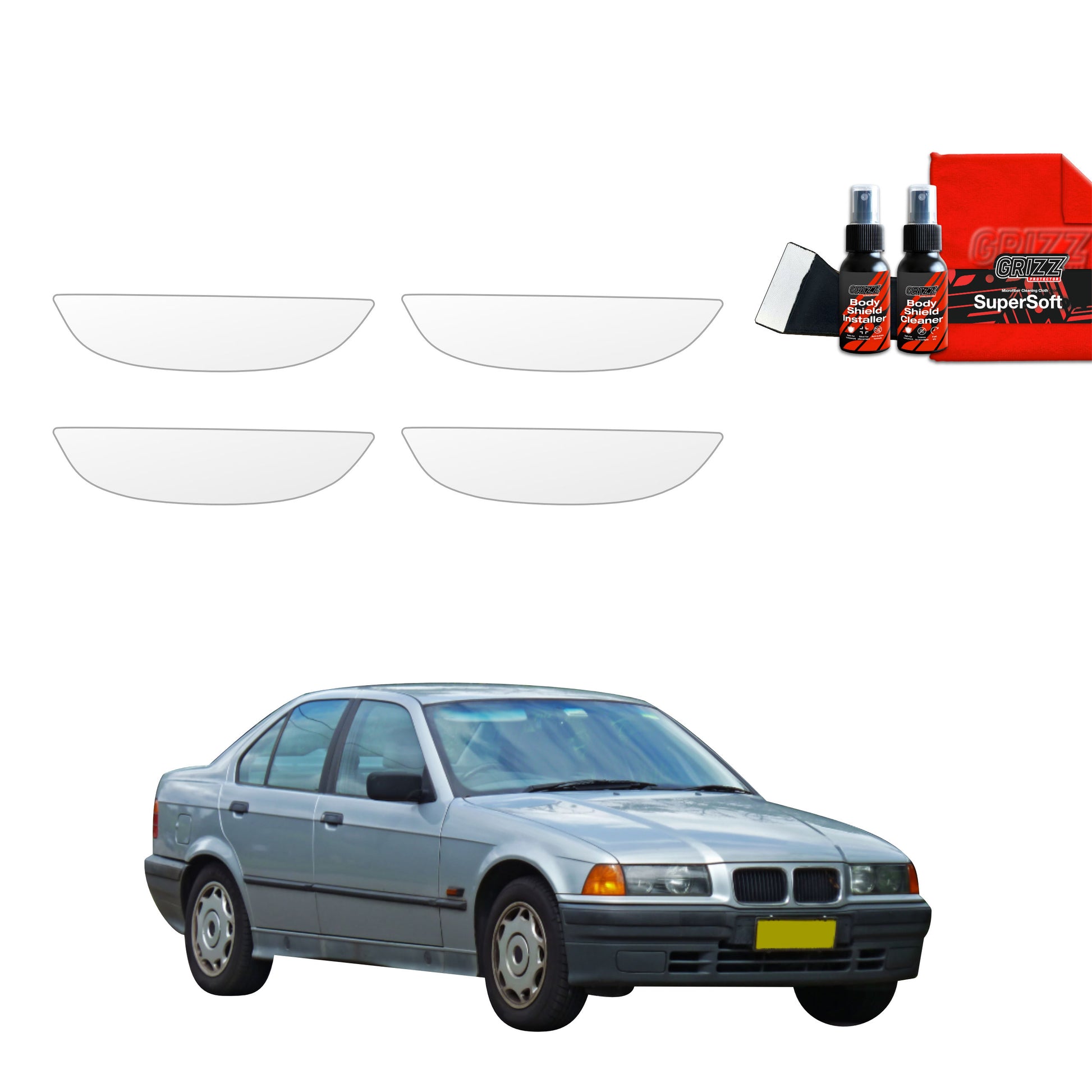 Protective film for exterior car parts – shields against scratches, chips, and scuffs