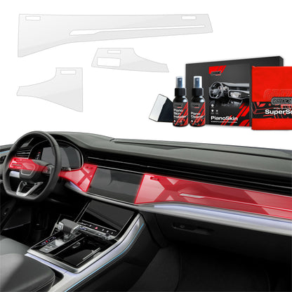 Scratch-resistant film for automotive interior elements