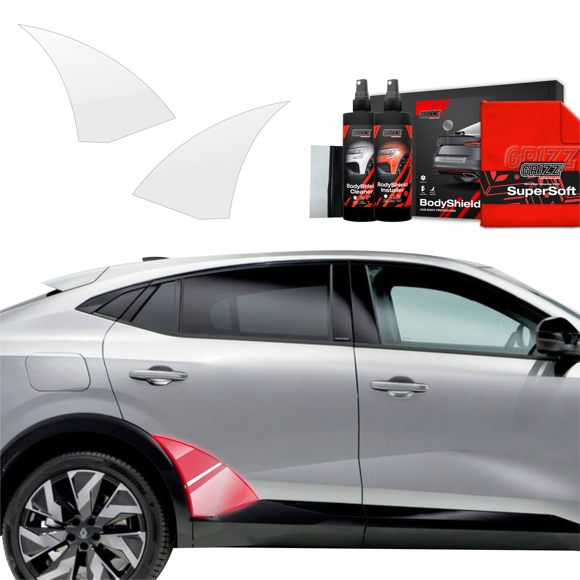 Protective film for exterior car parts – shields against scratches, chips, and scuffs