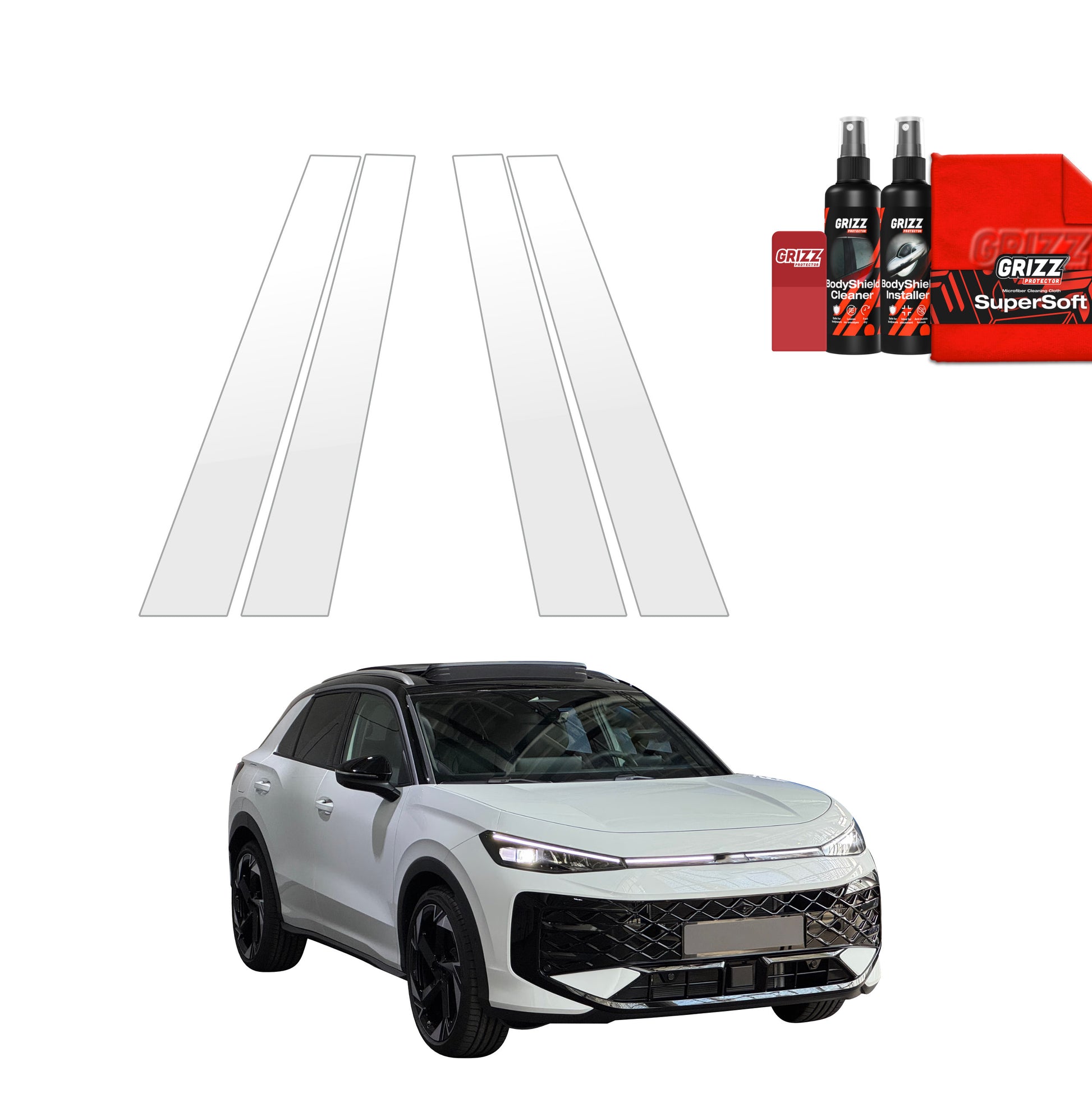 Protective film for exterior car parts – shields against scratches, chips, and scuffs