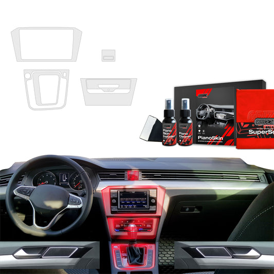 Scratch-resistant film for automotive interior elements