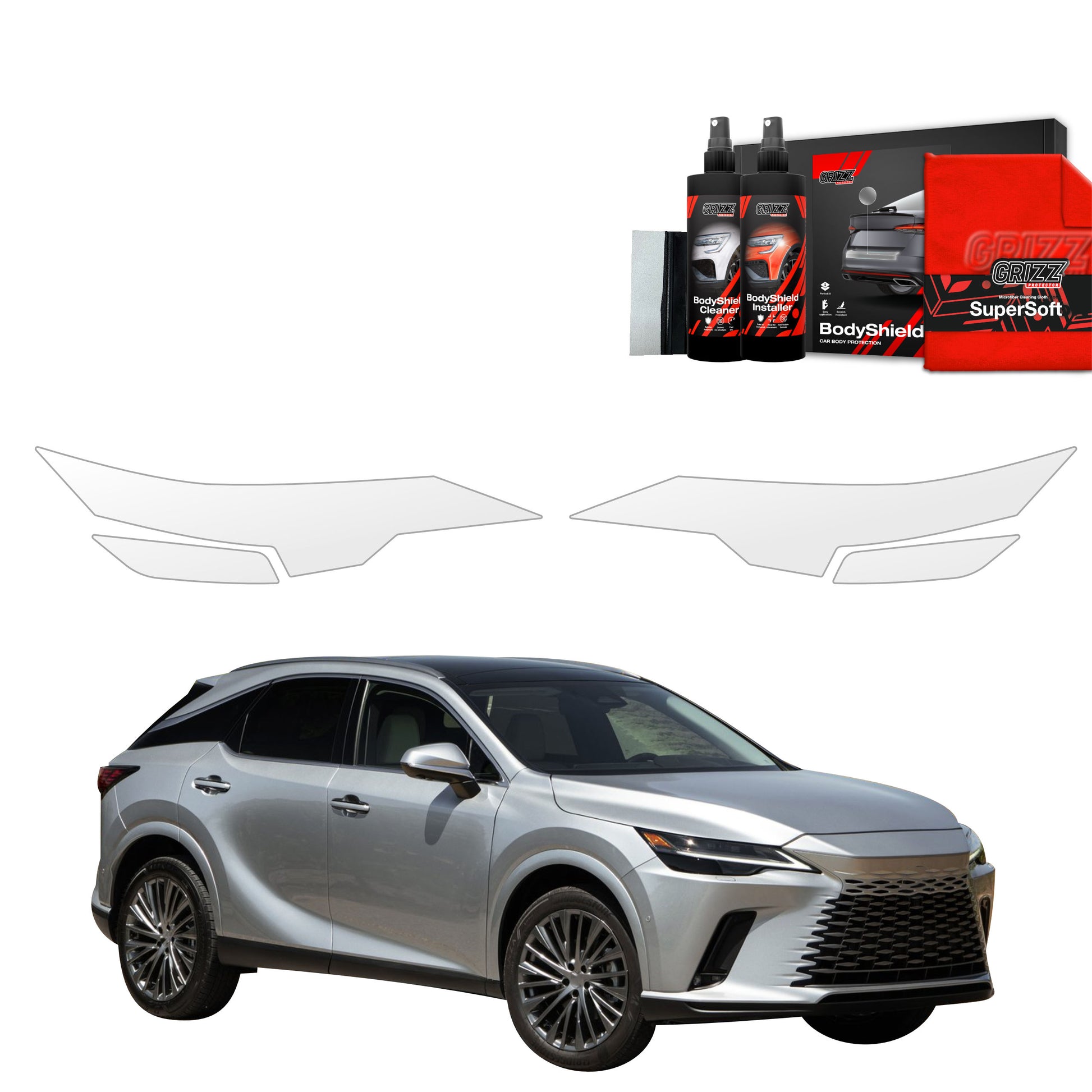 Protective film for exterior car parts – shields against scratches, chips, and scuffs