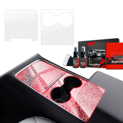 Scratch-resistant film for automotive interior elements