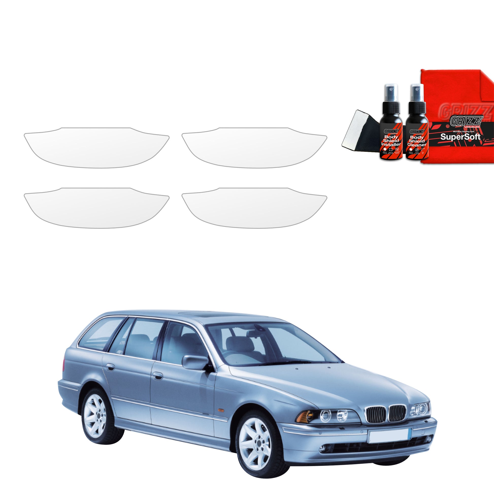 Protective film for exterior car parts – shields against scratches, chips, and scuffs