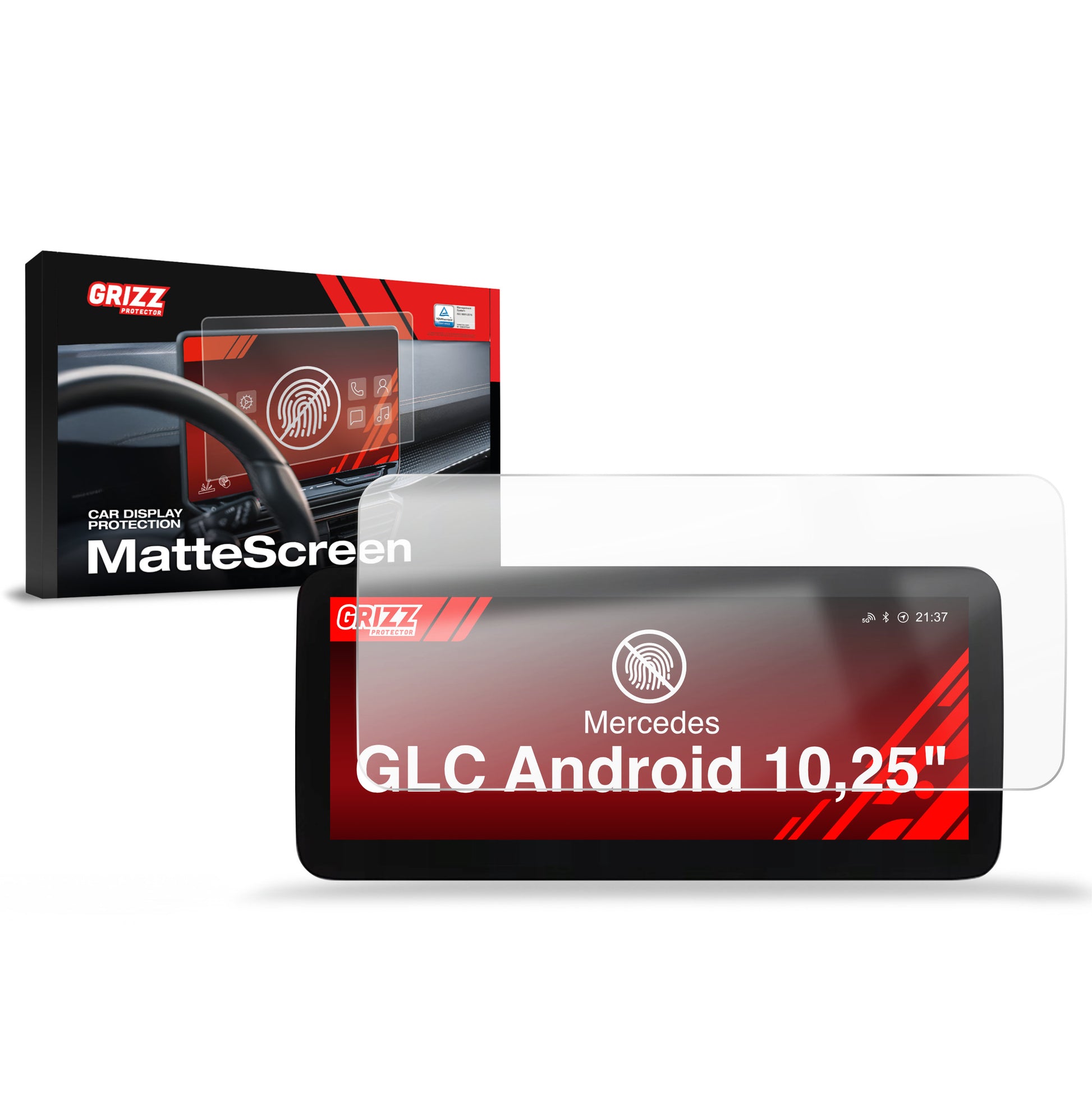 Anti-fingerprint screen protector for car touchscreen