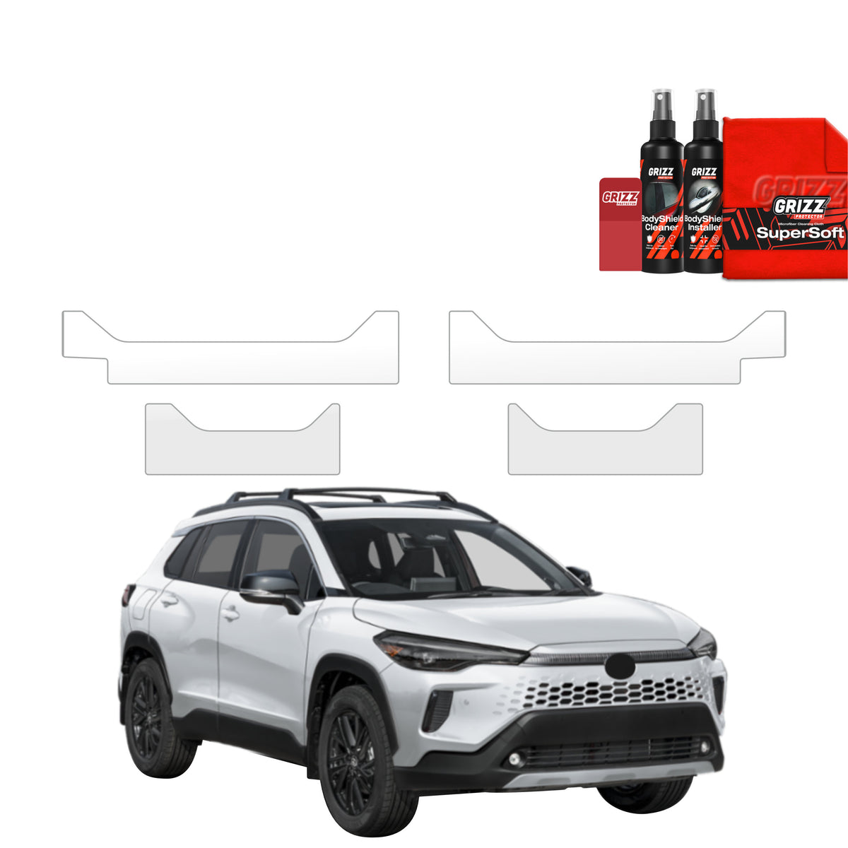 Protective film for exterior car parts – shields against scratches, chips, and scuffs