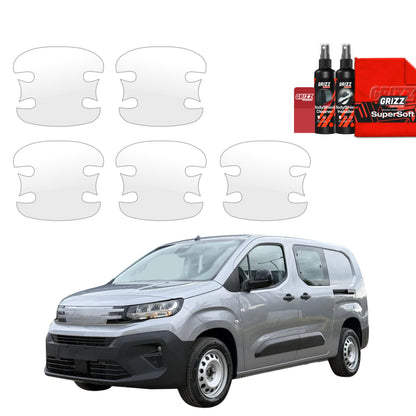 5in1 Protective Film for Door Handle Cups - Peugeot Partner (2018-2026)