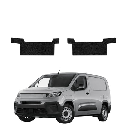 Acoperire tehnică neagră 2în1 pentru praguri față - Fiat Doblo Cargo (2018-2026)
