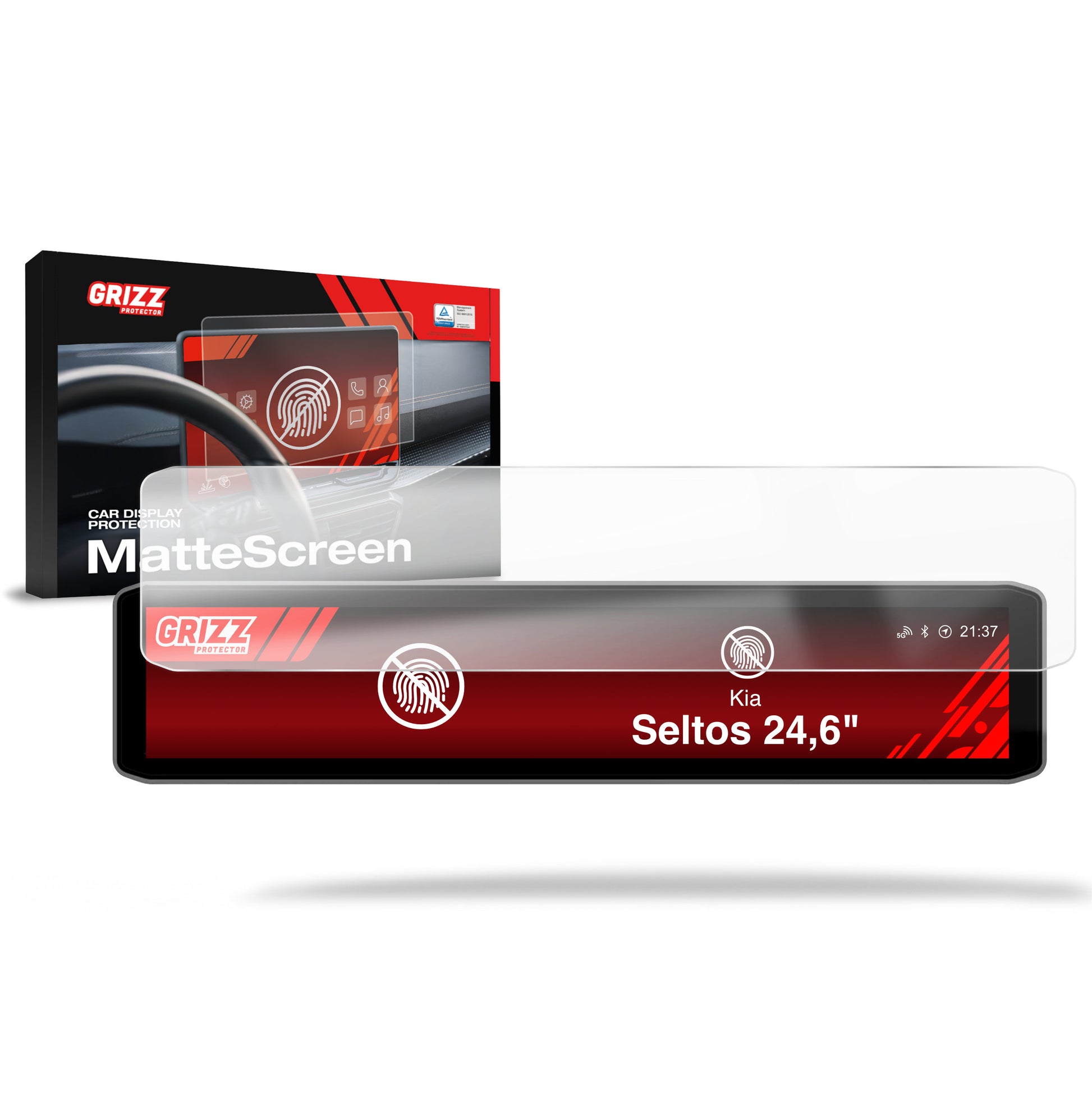 Anti-fingerprint screen protector for car touchscreen