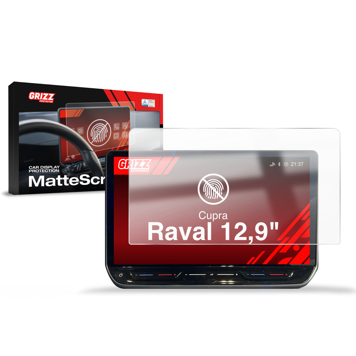 Anti-fingerprint screen protector for car touchscreen