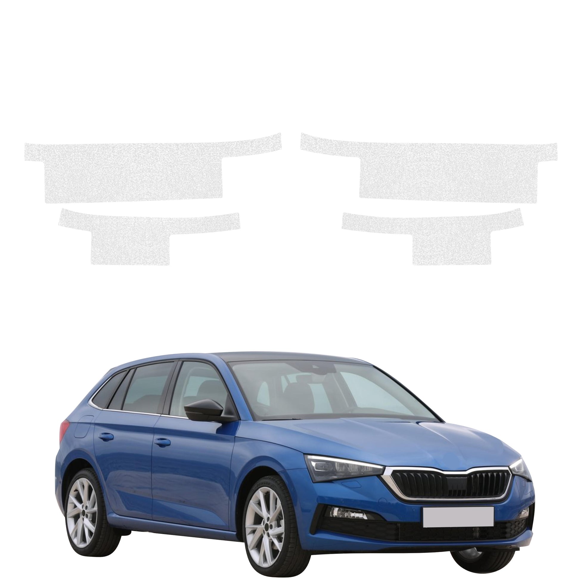 Protective film for exterior car parts – shields against scratches, chips, and scuffs