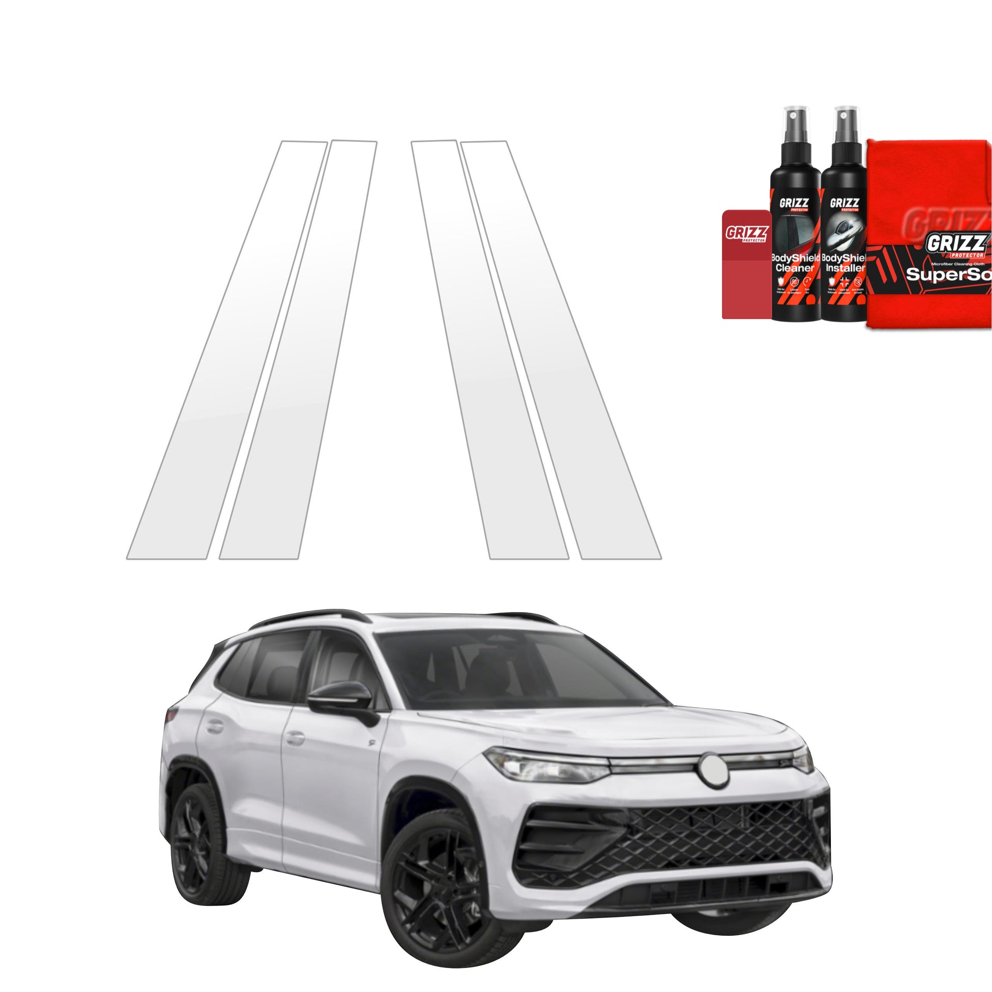 Protective film for exterior car parts – shields against scratches, chips, and scuffs