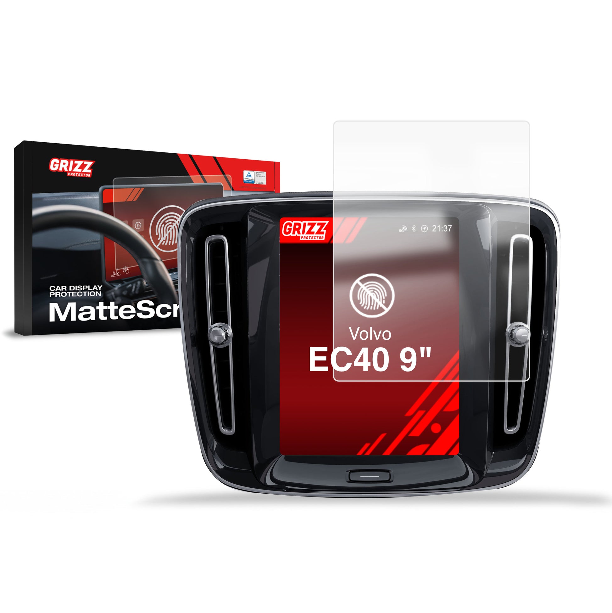 Anti-fingerprint screen protector for car touchscreen