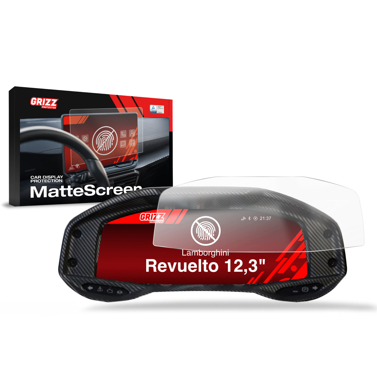 Anti-fingerprint screen protector for car touchscreen