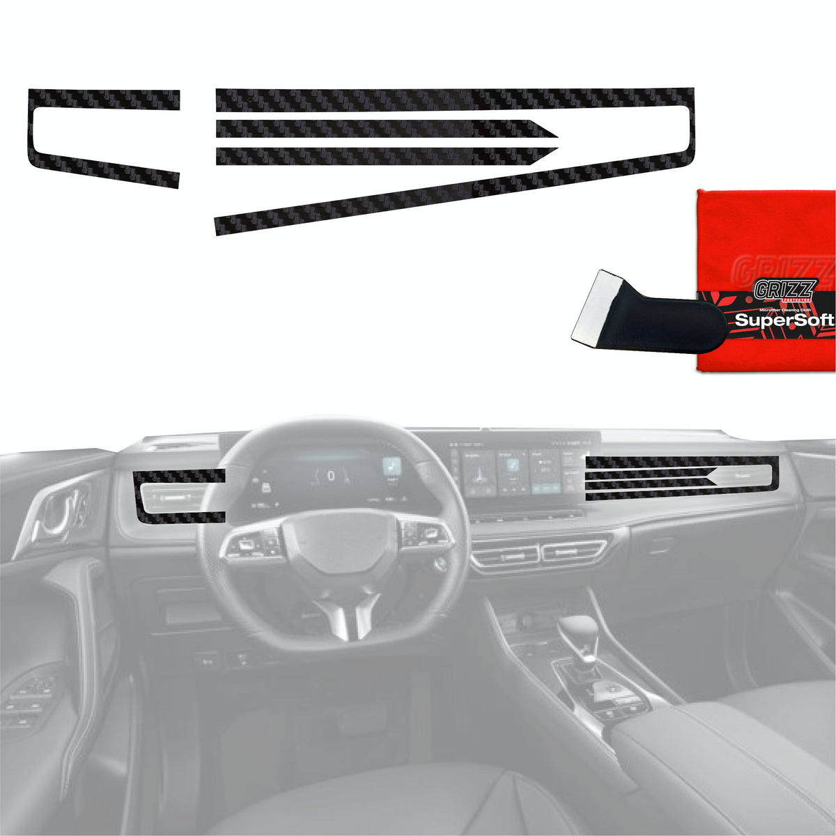 Scratch-resistant film for automotive interior elements