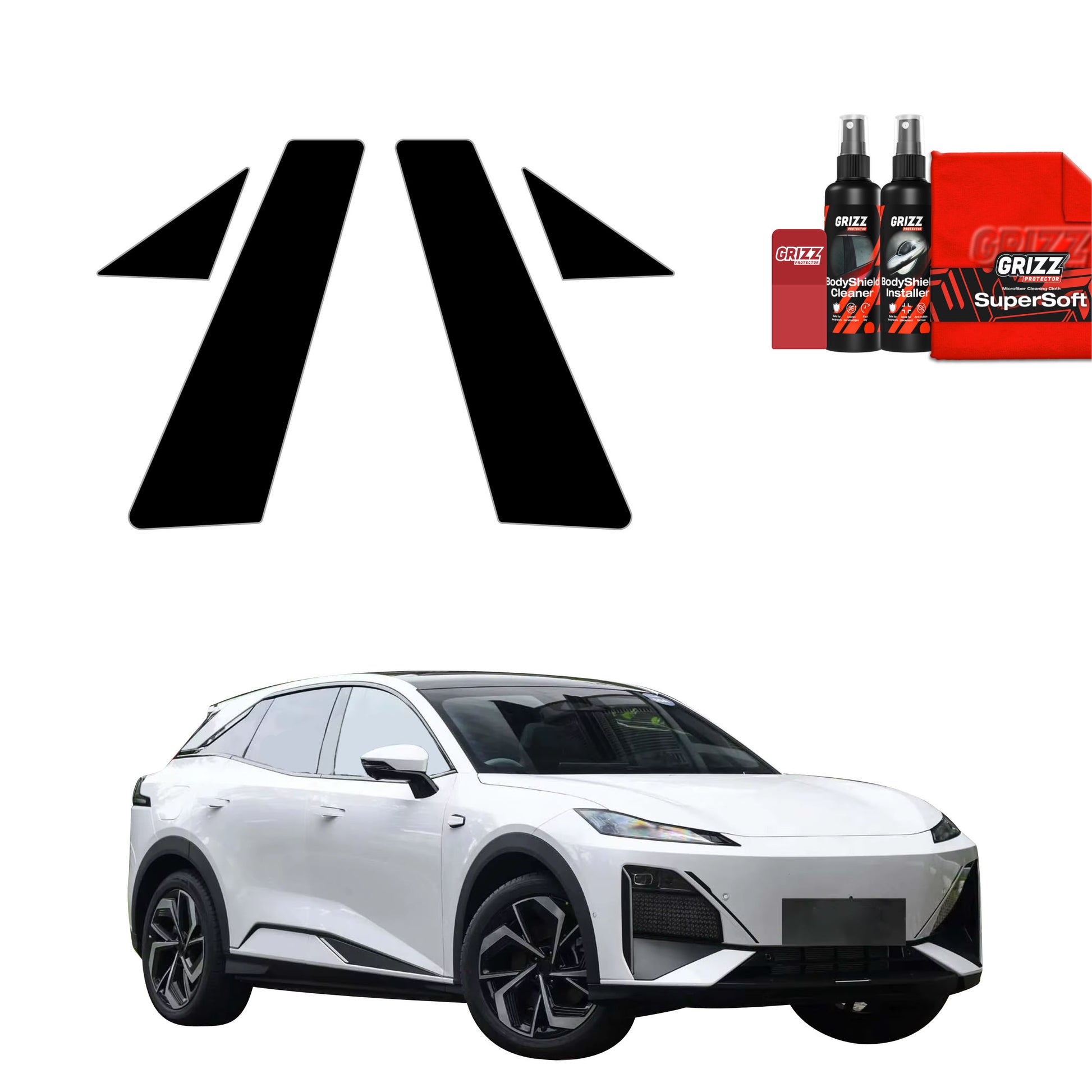 Protective film for exterior car parts – shields against scratches, chips, and scuffs