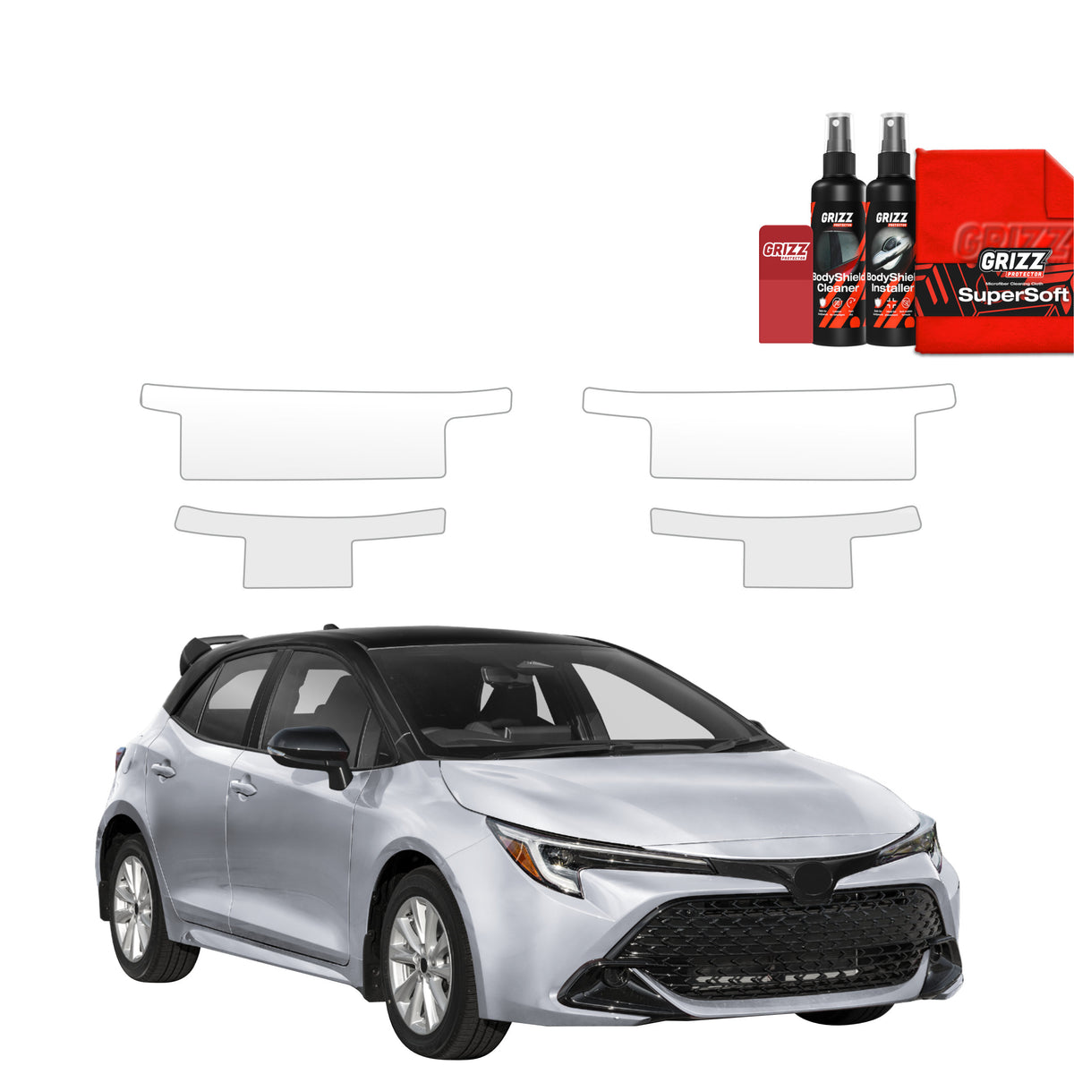 Protective film for exterior car parts – shields against scratches, chips, and scuffs