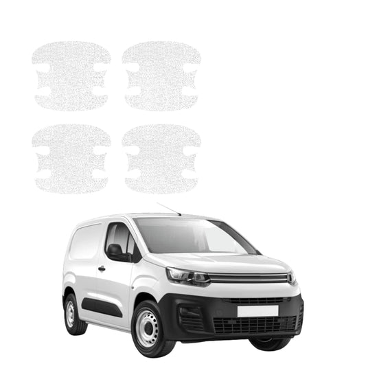 Revestimiento técnico blanco 4en1 para huecos de manijas de puerta - Citroen Berlingo VAN (2018-2026)