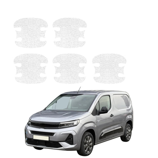 5en1 Revestimiento técnico blanco para las cavidades de las manijas de las puertas - Opel Combo Cargo (2018-2026)