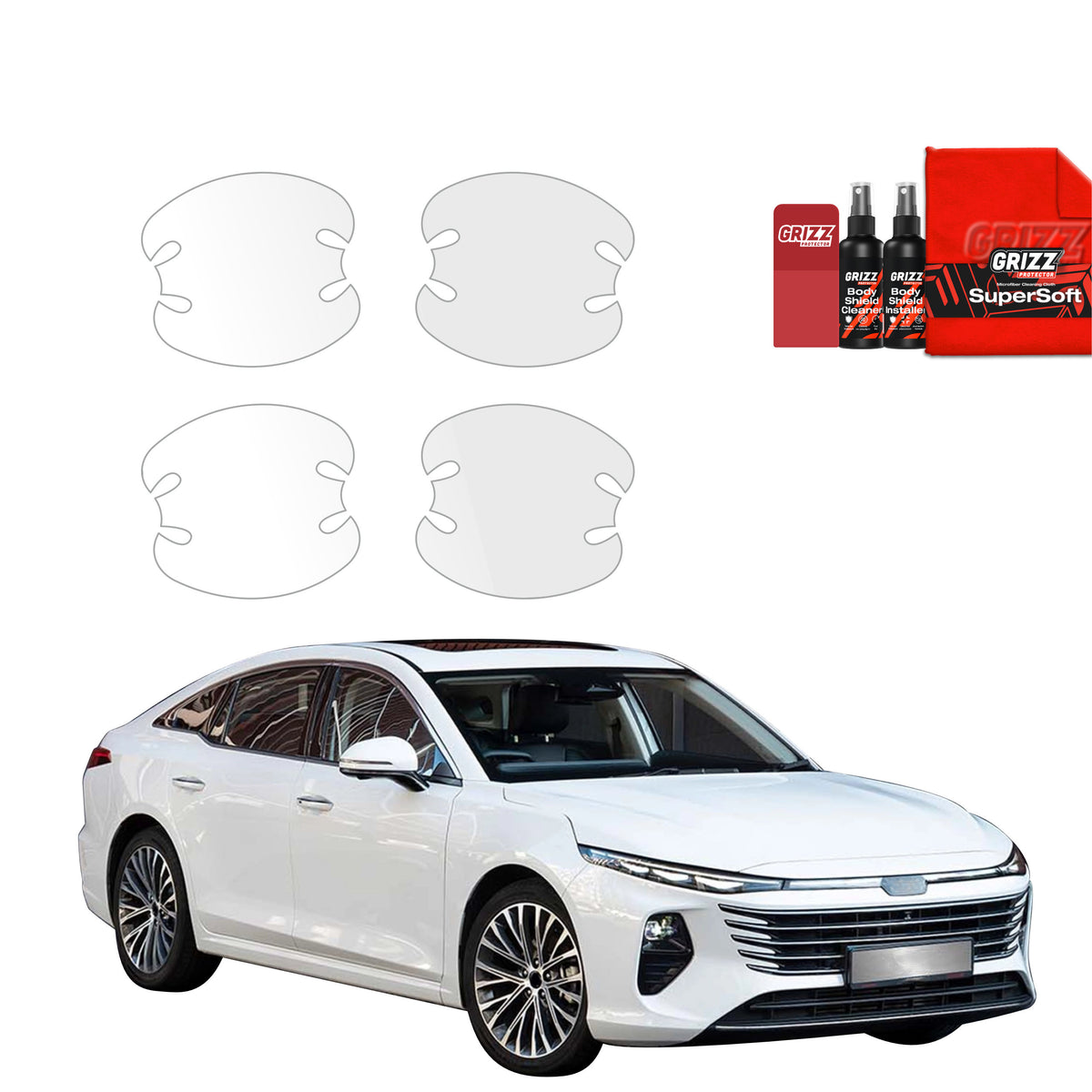 Protective film for exterior car parts – shields against scratches, chips, and scuffs