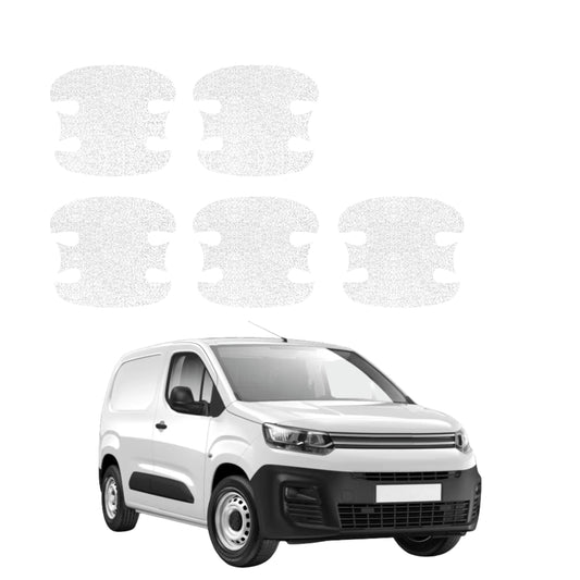 Revestimiento técnico blanco 5en1 para huecos de manijas de puerta - Citroen Berlingo VAN (2018-2026)