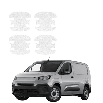 4en1 Revestimiento técnico blanco para las cavidades de las manijas de las puertas - Fiat Doblo Cargo (2018-2026)