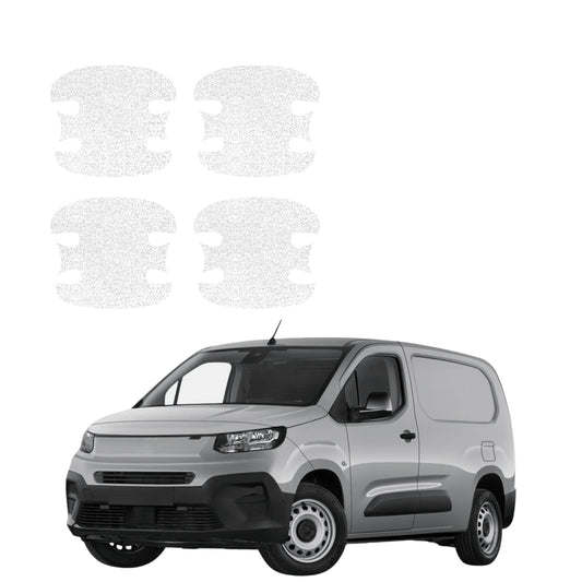 4en1 Revestimiento técnico blanco para las cavidades de las manijas de las puertas - Fiat Doblo Cargo (2018-2026)