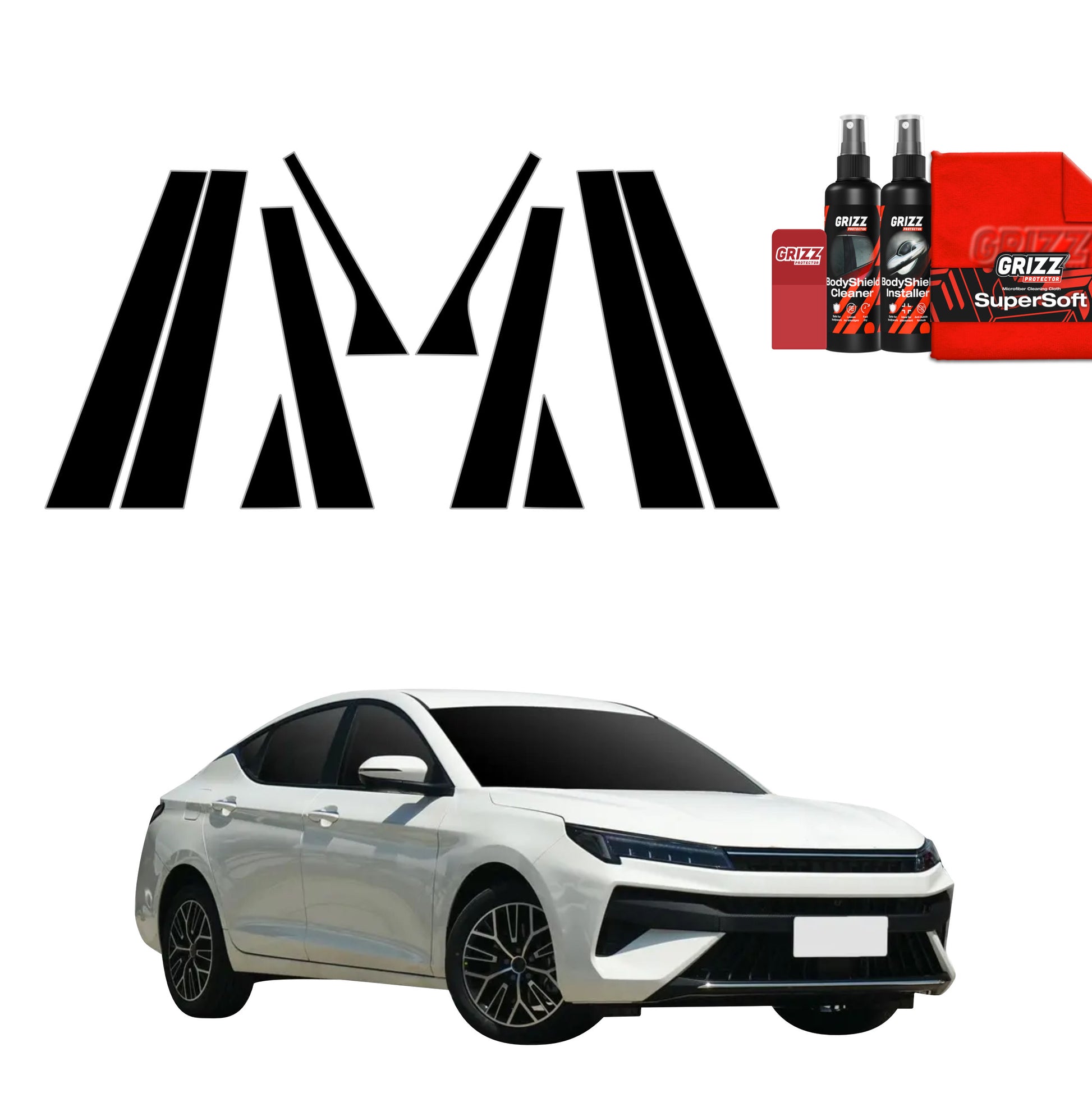 Protective film for exterior car parts – shields against scratches, chips, and scuffs
