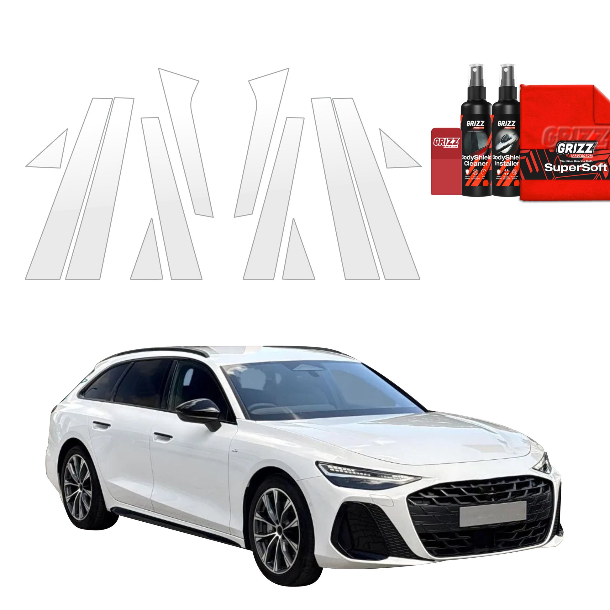 Protective film for exterior car parts – shields against scratches, chips, and scuffs