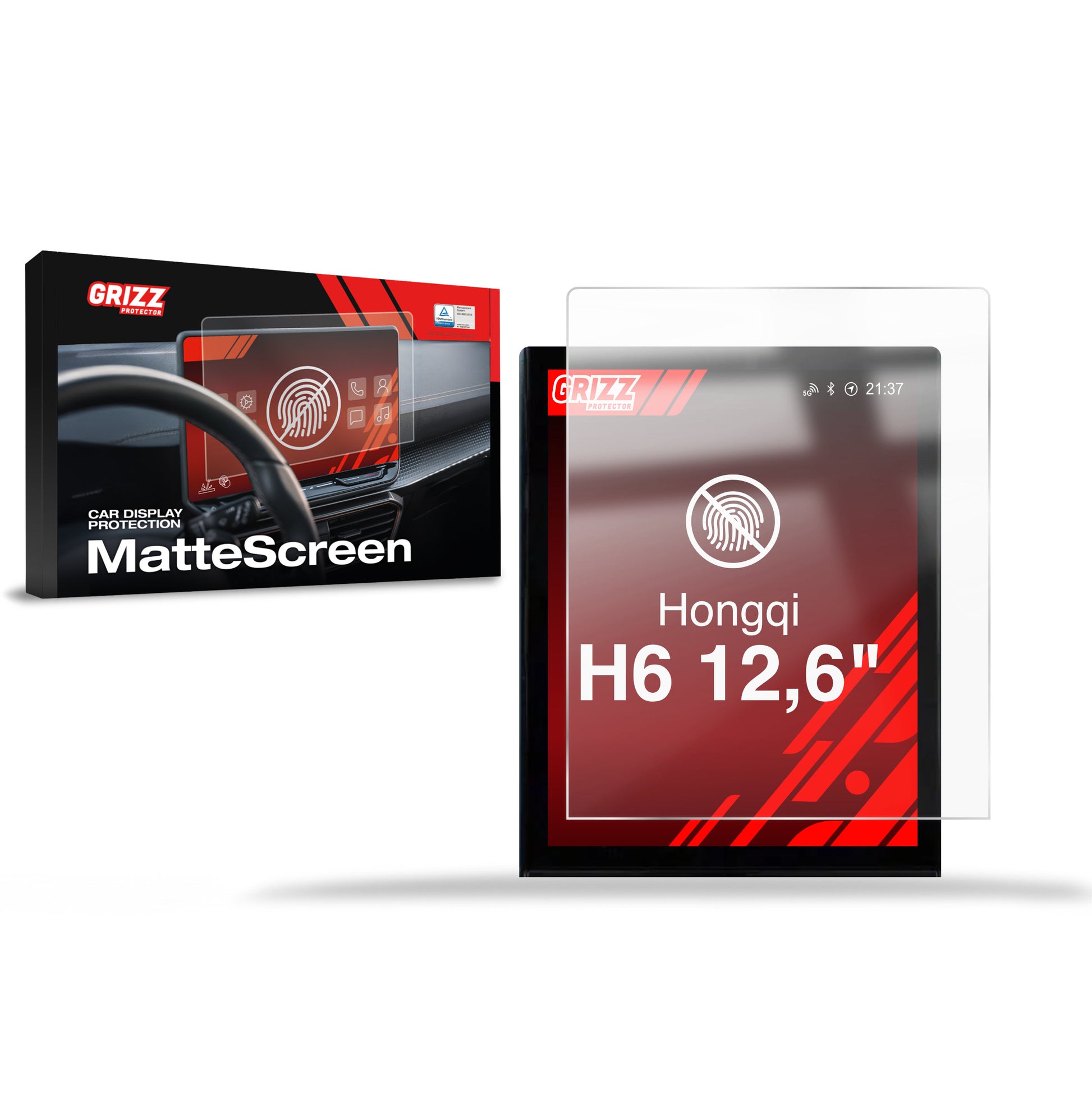 Anti-fingerprint screen protector for car touchscreen