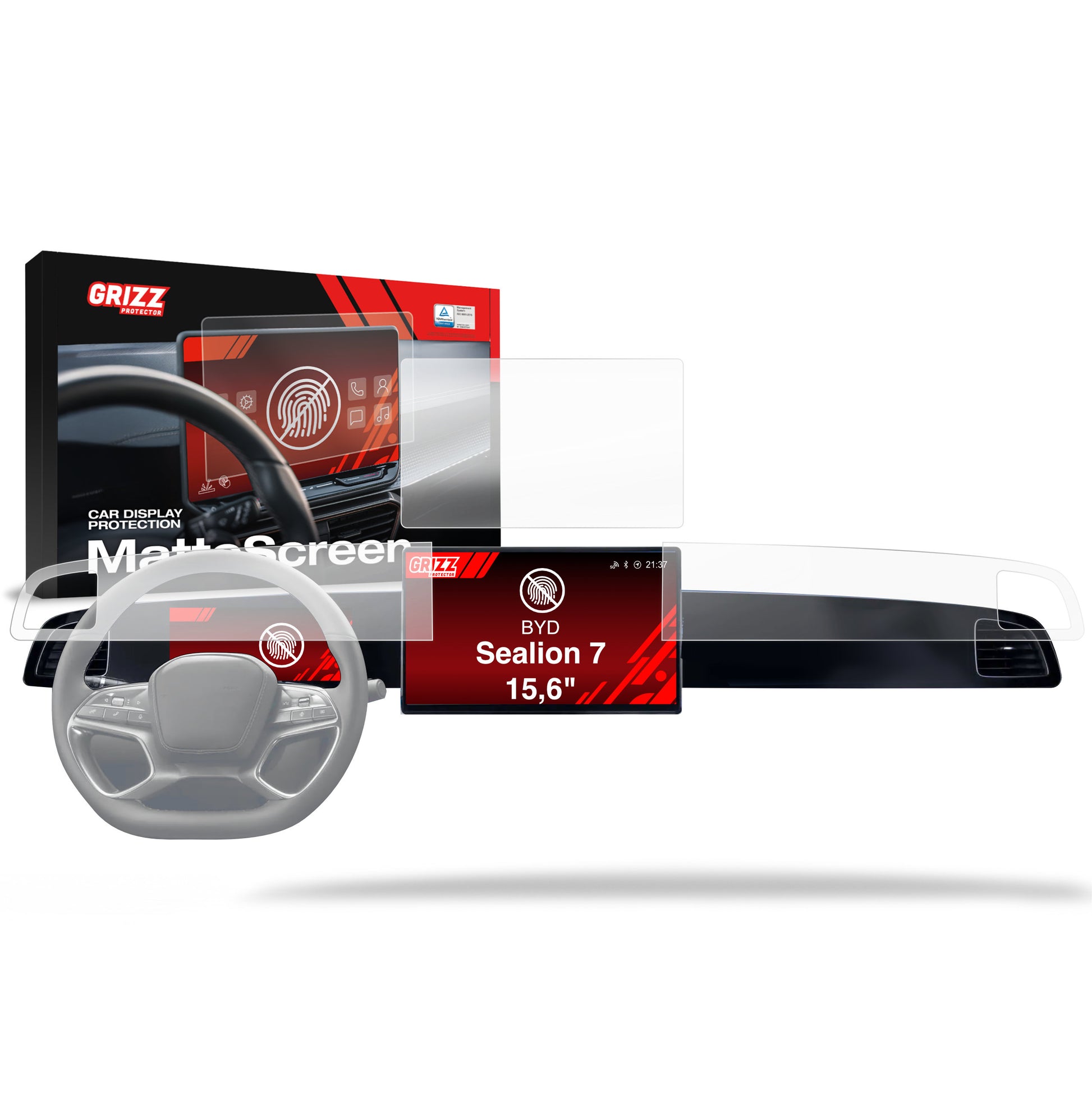 Anti-fingerprint screen protector for car touchscreen