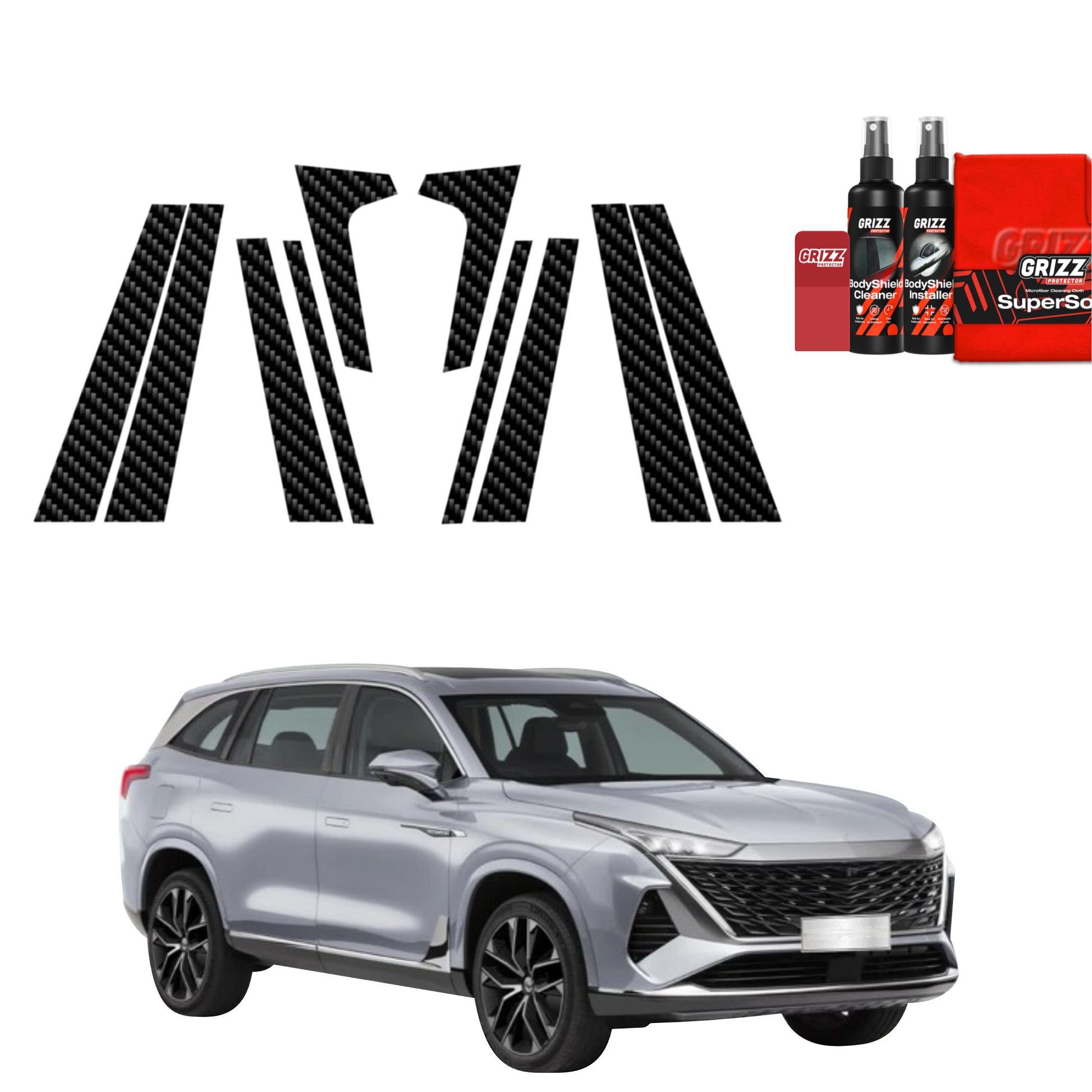 Protective film for exterior car parts – shields against scratches, chips, and scuffs